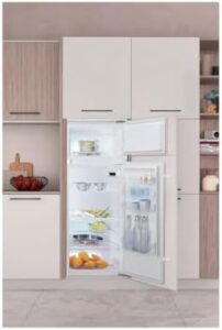 Indesit T 16 A1 D/I 2 - Frigorifero doppia porta, installazione incasso, 239 litri, statico, classe energetica E