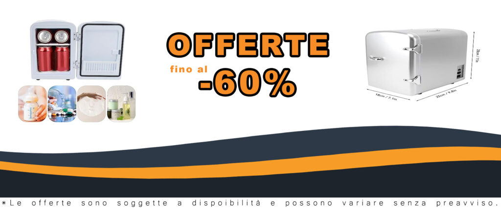 SWLECA Mini Frigorifero portatile in argento, ideale per auto, campeggio e cura della pelle, con capacità di 4 litri.