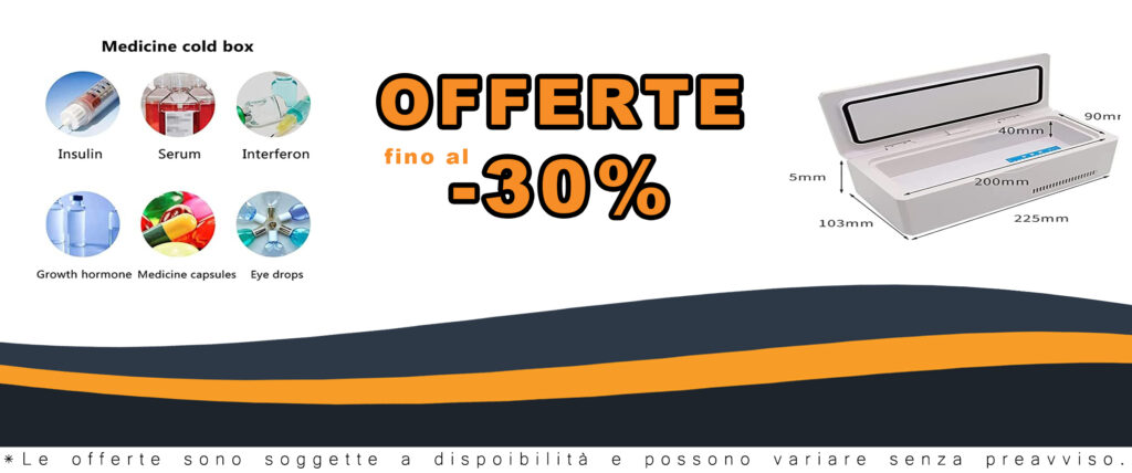 Frigorifero per Medicinali, Insulina LCD Touch Screen HD con controllo temperatura 2-18°C