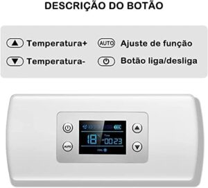 Mini frigorifero portatile per farmaci, con controllo della temperatura tra 2 e 8°C e display LCD ricaricabile USB, perfetto per insulina e altri medicinali.