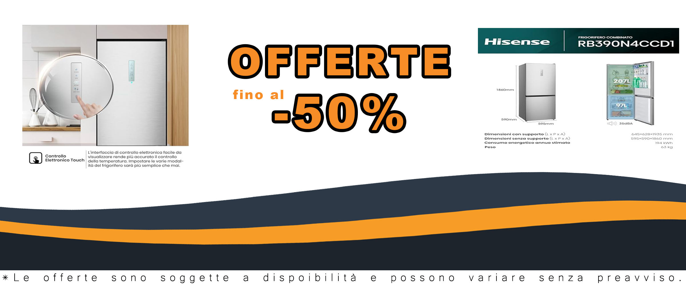Hisense RB390N4CCD1 Frigorifero Combinato Total No Frost, Inox, 1.86x60cm, Classe D, 304L