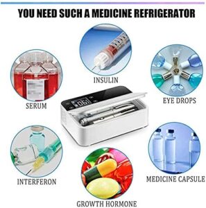 Frigorifero portatile per insulina, mini frigo per medicinali, ideale per viaggio e uso domestico