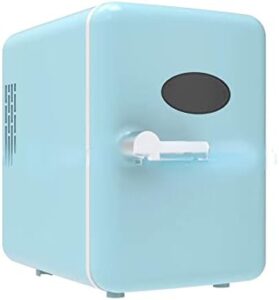 Mini frigorifero LvSenLin da 6 litri, ideale per conservare cosmetici e latte materno, perfetto per auto e camere da letto.