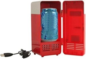 LvSenLin Mini Frigorifero USB per Auto, dispositivo compatto e versatile per raffreddare e riscaldare cibi e bevande durante i viaggi.