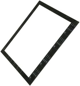 Vetro interno porta originale AEG 525X403 mm per forno e piano cottura