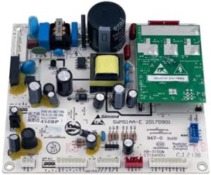 QCKRTAU Scheda di Controllo del Frigorifero compatibile con Skyworth BCD-456WGP, vista del circuito PCB