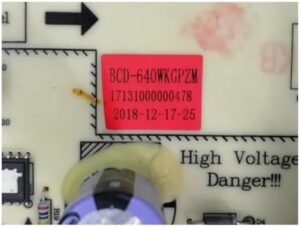 QCKRTAU Scheda di Controllo del Frigorifero, compatibile con Midea BCD-640WKGPZM