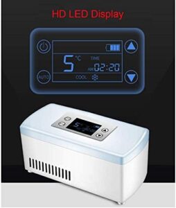 YPBX Frigorifero per Insulina per Viaggi, mini frigo portatile per conservare insulina e medicinali, ideale per auto, casa e ufficio.