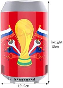 HUIQC Cola Design Mini Frigo con USB, ideale per auto e ufficio