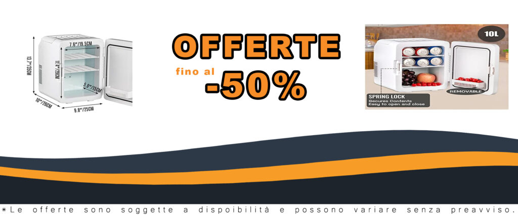Mini trucco frigorifero da 10L e 15L, ideale per auto e uso domestico, per la conservazione di bevande, alimenti e cosmetici.
