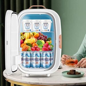 Mini frigorifero per auto, ideale per conservare alimenti e bevande, perfetto per auto e ufficio.