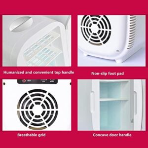 BLUNOA 8L Mini Frigorifero Portatile con capacità per trucco, skincare, cibo e bevande, ideale per auto e campeggio.  