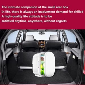 BLUNOA 8L Mini Frigorifero Portatile con capacità per trucco, skincare, cibo e bevande, ideale per auto e campeggio.  