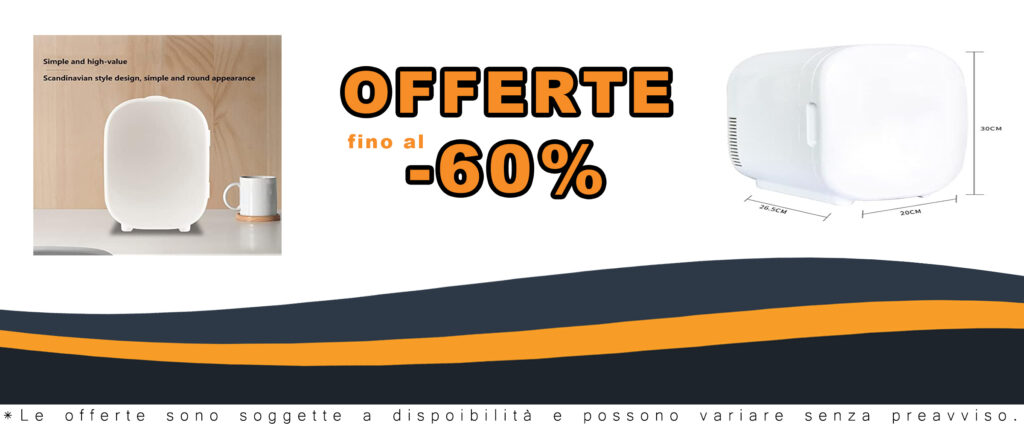 BLUNOA 8L Mini Frigorifero Portatile per auto e viaggi, ideale per cibo, bevande e skincare.