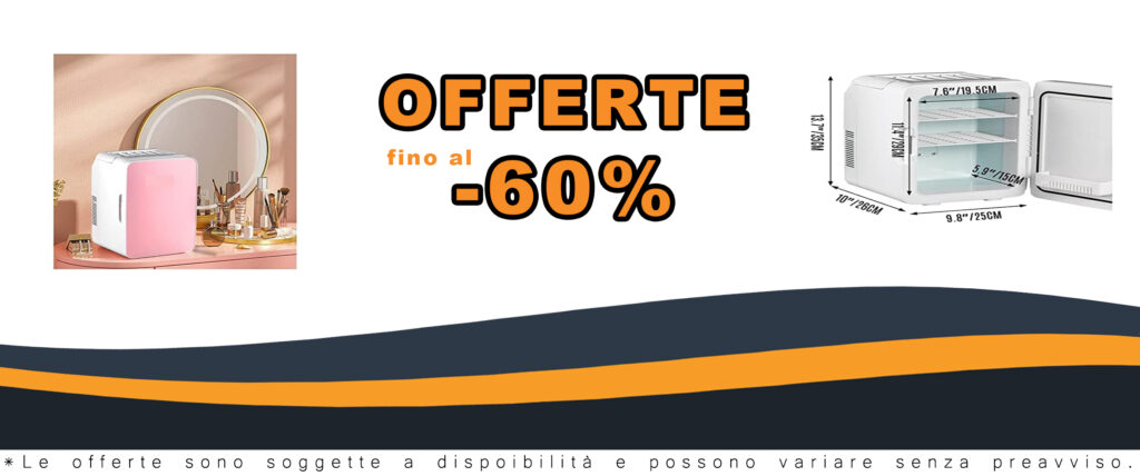 Frigorifero Mini Trucco per Auto da 10L, ideale per conservare bevande e cosmetici freschi
