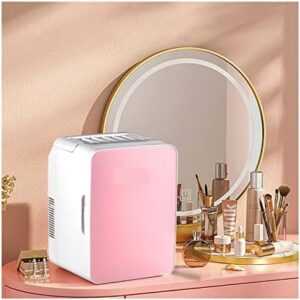 Frigorifero mini LEPREM 10L rosa, ideale per auto, uso domestico, e conservazione di cosmetici