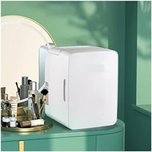 Mini frigorifero per auto da 10L e 15L, ideale per conservare bevande, cibo e cosmetici con funzioni di raffreddamento e riscaldamento.