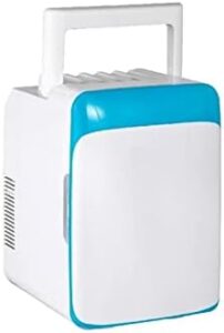 Mini frigorifero per auto 10L e 15L, adatto per bevande, cibo e cosmetici, compatto e versatile
