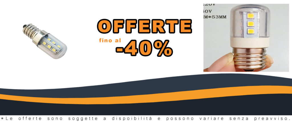 RAWARS HHF Illuminazione domestica LED, mini luce E12/E14 da 2W per frigorifero, colore 2700K warm white, ideale per ambienti piccoli.