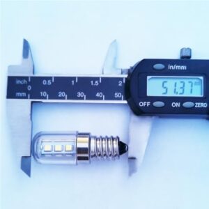 Lampadina RAWARS HHF LED per frigorifero, 50 pz con base E12/E14, luce bianca fredda 6500K, 2W