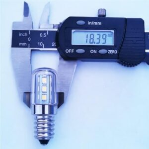 Lampadina RAWARS HHF LED per frigorifero, 50 pz con base E12/E14, luce bianca fredda 6500K, 2W