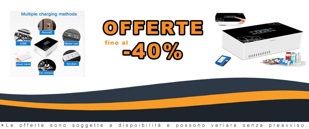 Mini frigorifero WHR-HARP per conservare farmaci e prodotti sensibili durante i viaggi o in auto
