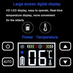 WHR-HARP Frigorifero Portatile per Insulina con Display LED e Batteria da 8 Ore