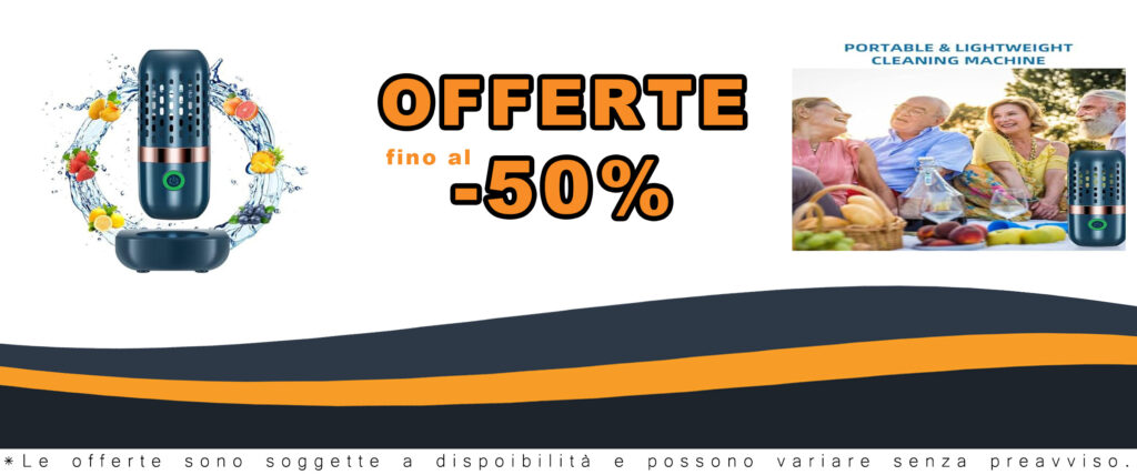 Lavatrice per frutta e verdura, dispositivo per la pulizia di frutta, verdura, carne, stoviglie e altro (blu)