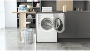 Lavatrice a libera installazione a carica frontale Hotpoint: 11,0 kg, - AQ114D497SD EU N