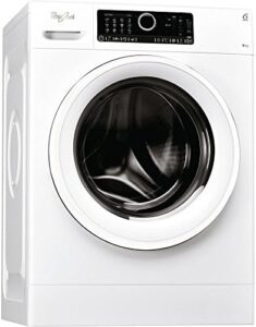 Whirlpool FSCR 90412 Lavatrici carico frontale 9kg (Libera installazione, Caricamento frontale, Rotante, Touch, Sinistra,), Bianco