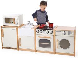 Tidlo- Accessori da Cucina in Legno per Lavatrice, Multicolore, T0302