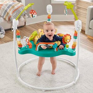 Fisher-Price - Centro Attività Leopardo Salterino interattivo con luci, suoni e musica, giocattolo per bambini, 6+ mesi, HND47