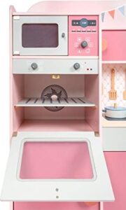 Small Foot 11465 Sogno di Bambina, in Legno, Cucina Multifunzionale, Gioco di Ruolo Giocattoli, Multicolore, 100 x 29 x 100 cm