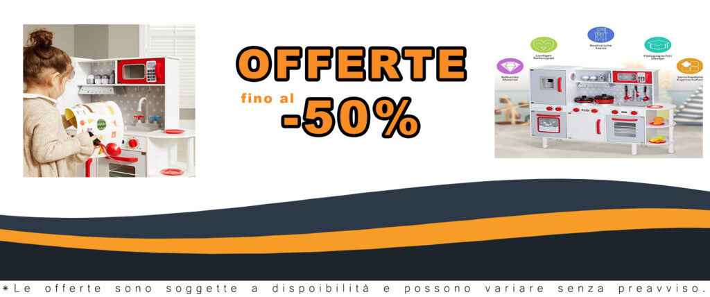 Spielwerk Cucina Giocattolo Junior Chef in Legno per Bambini Accessoriata 38 pz Forno Microonde Suoni