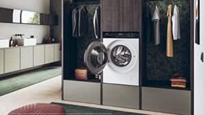 Haier I-Pro Serie 3, Lavatrice a carica frontale 10 KG, Libera Installazione, Classe A, 1400 giri, Opzione Vapore, 15 programmi, Partenza Ritardata, AxLxP 85x60x67 cm, Bianca - HW100-BP14939-S