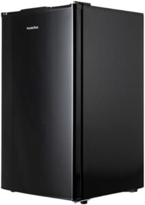 Congelatore verticale PremierTech 64 litri nero, classe energetica E, 3 cassetti, temperatura -24°.