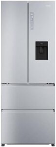 Frigorifero Haier French Door HFR5719EWMG con dispensa per acqua MyZonePlus e effetto acciaio INOX