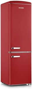 Retrofrigorifero con congelatore Severin RKG 8917 in colore rosso.