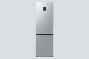 Frigorifero combinato inox, no frost, 344 litri, classe energetica D