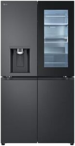 Frigorifero LG GMG960EVEE, laterale 638L, InstaView, Total No Frost, acqua e ghiaccio con UVnano, DoorCooling+