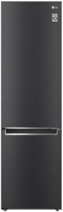 Frigorifero combinato LG GBB72MCVGN Total No Frost, 384L, con display LED interno.