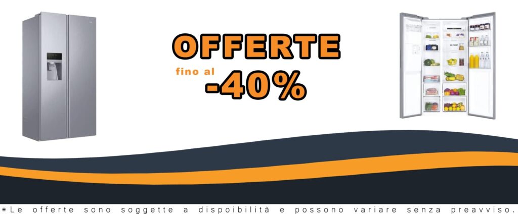 Frigorifero Side by Side SBS 90 Serie 3 con Freezer e Conveniente Disposizione