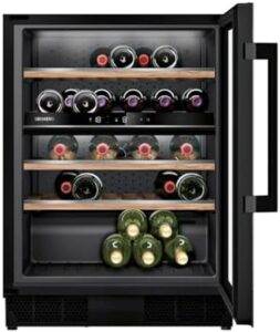 Frigorifero vino Siemens iQ500 KU21WAHG0, 44 bottiglie, 2 zone temperatura controllata