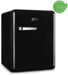 Mini frigo bar vintage H.Koenig TOAD9 nero, 31L, regolabile 6°-15°C
