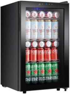 Frigorifero Kalamera KRC-68GE 68 litri, pannello touch, raffreddamento bevande 3-18°C.