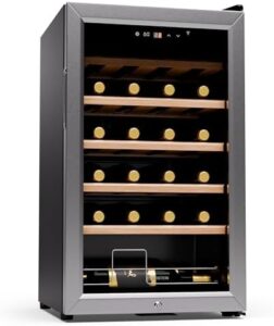 Frigorifero vini KLARSTEIN Shiraz Premium Smart 24, 24 bottiglie, regolabile, WiFi, LED.