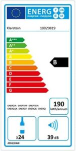 Cantinetta vino KLARSTEIN Vinsider, 57L, 24 bottiglie, porta vetro, schermo LED.