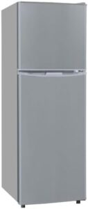 Frigorifero Samet doppia porta inox 138 litri, libera installazione, porta reversibile.