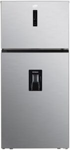 Frigorifero doppia porta Daya DDP640DNM2XE0, totale inox, no frost, dispenser bevande, 80 cm.