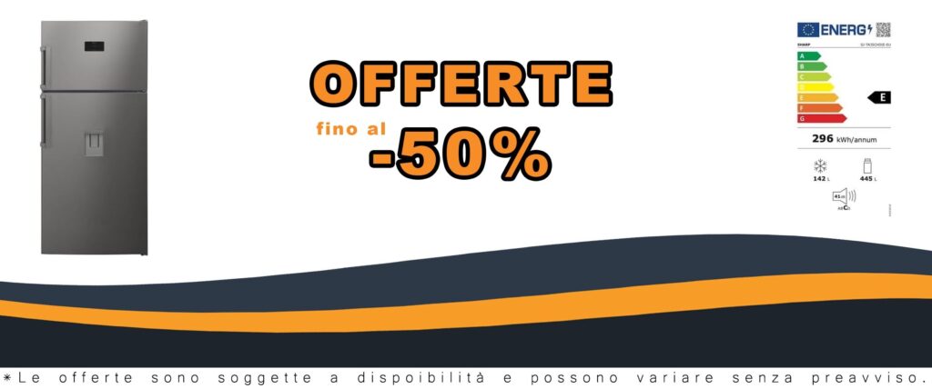 Frigorifero Doppia Porta no Frost 445 Litri Classe E Grigio Sharp SJ-TA35CHIE-EU Amazon